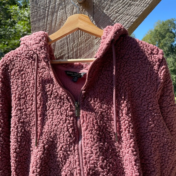Zip Up Teddy Fleece Jacket - Picture 4 of 8
